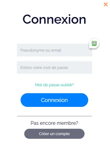 Connexion des membres du Cleobetra Casino