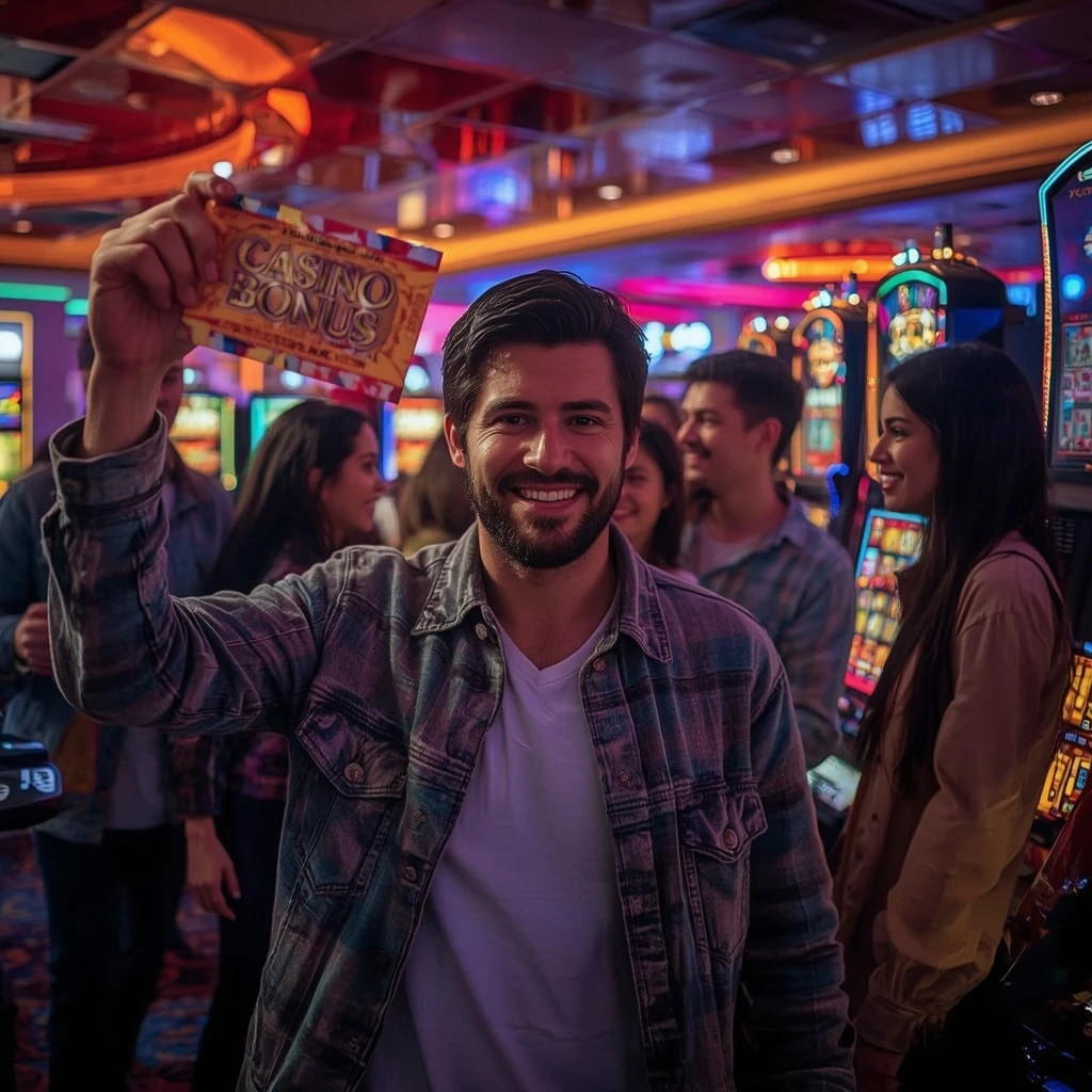 une personne tenant un bonus Cleobetra Casino